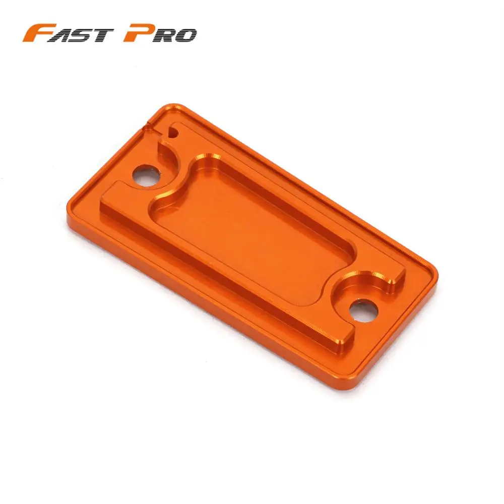 CNC Front Brake Fluid Reservoir Cover Cap Orange For Husqvarna FC FE FX TC TE TX 150i 250 250i 300i 350 450 501 2018-2021