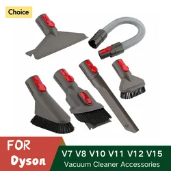 For Dyson V7/V8/V10/V11 vacuum cleaner suction head set 5pcs set Vacuum Cleaner Mattress Brush Head Round Brush Soft Brush Parts