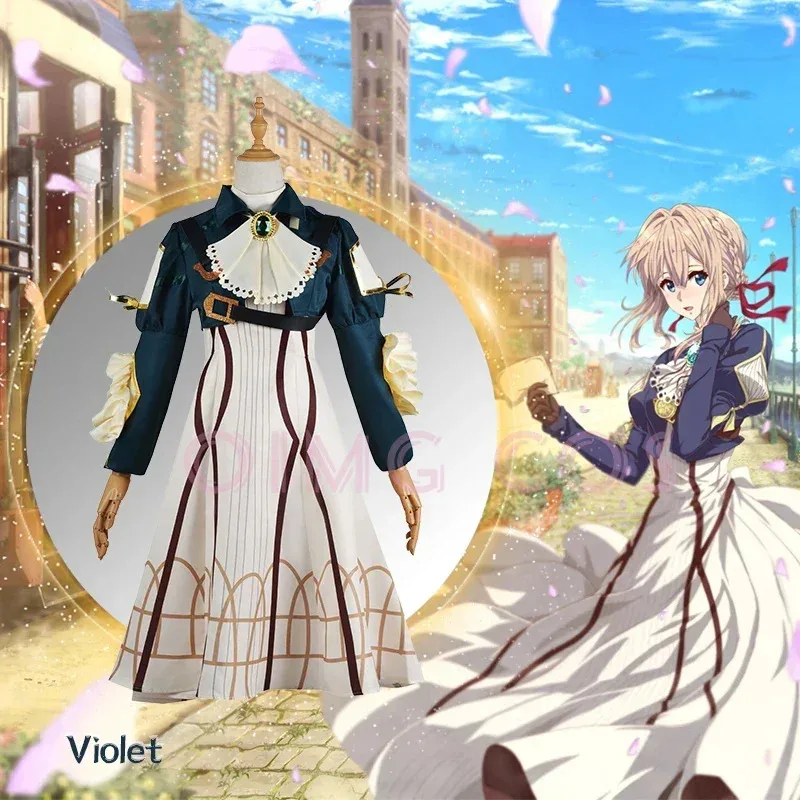 

Violet Evergarden Costume Cosplay Anime Violet Evergarden Costume for Women Halloween