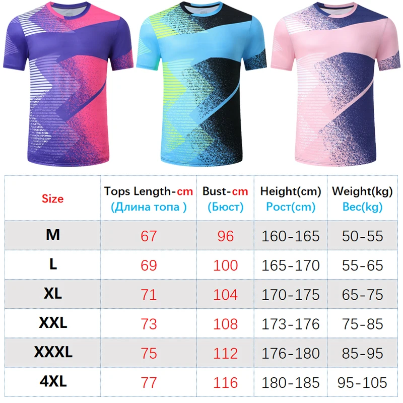 2022 New Batminton T-shirts Prints Fashion Sport Training Short Sleeve Quick Dry Volleyball Customize Tennis Shirts