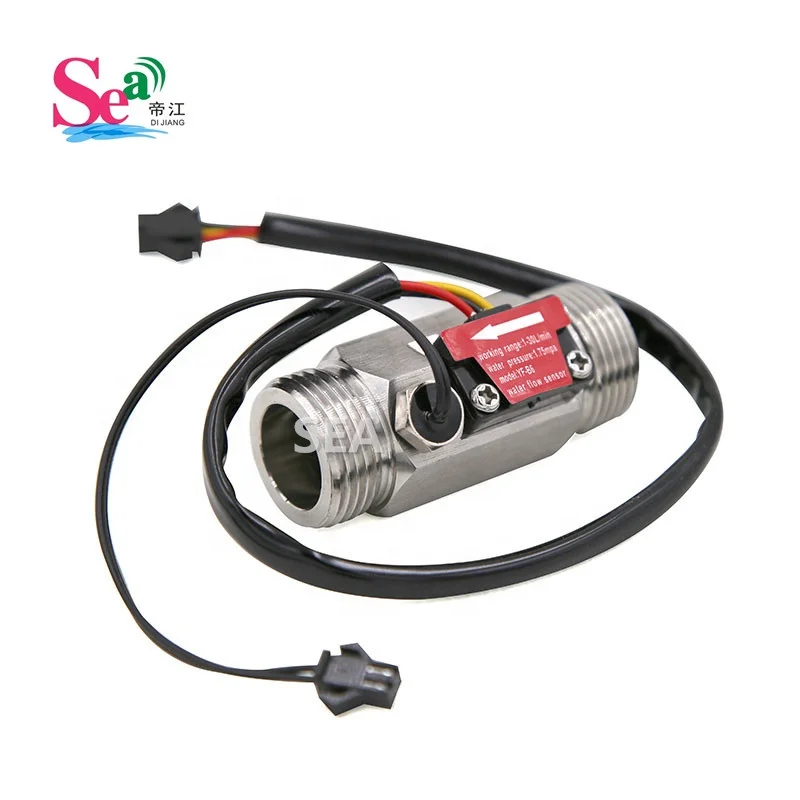 

BSP G3/4 Inch Stainless Steel Magnetic Hall Effect Water Pump Flow Rate Meter Sensor Liquid Flow Switch Low Price