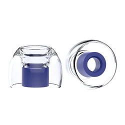 Crystal Ear Tips for Sennheiser MOMENTUM2 IE60 IE80 IE900 Eartips Sony/Samsung TWS Earbuds Tips Latex Anti-Slip Avoid Fall Off