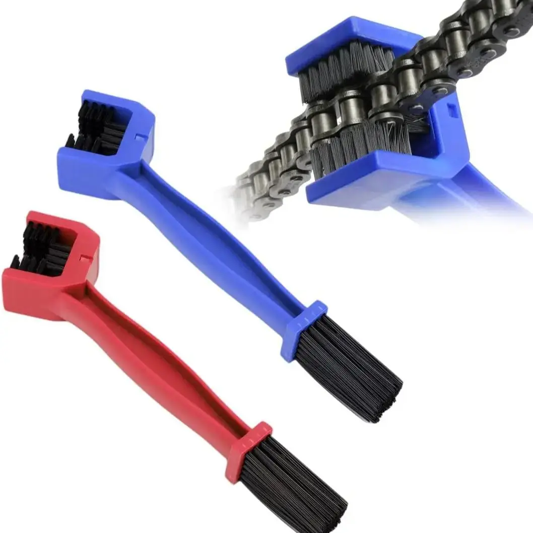 AliExpress NONE Motorcycle Chain Brush Cleaner Plastic Bicycle/Moto Brush Clean Chain Cleaner Outdoor Scrubber Road Care Tools Motorcycle Parts