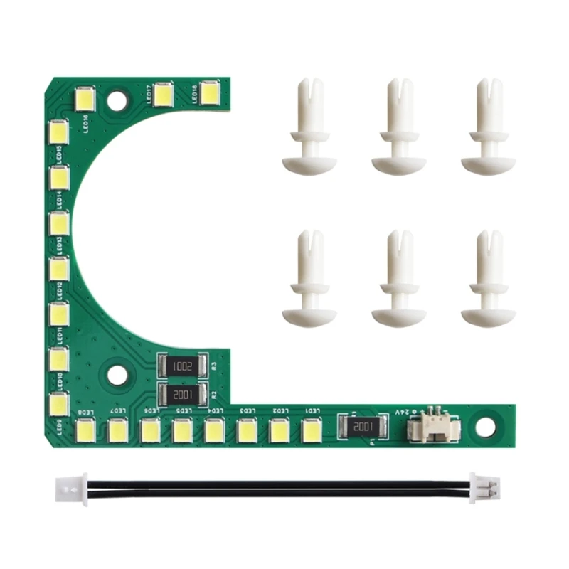 3D Print LED Light Panel Board Set High Brightness Lighting Board for SV07 Energy Saving, East Installation DropShipping