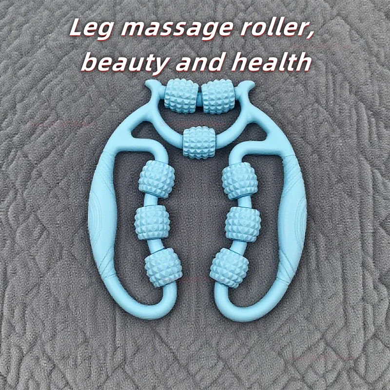 مدلك الساق بمشبك حلقي لتخسيس العجل واسترخاء العضلات وأسطوانة العجن مثالية لمعدات تمارين اللياقة البدنية في صالة الألعاب الرياضية المنزلية