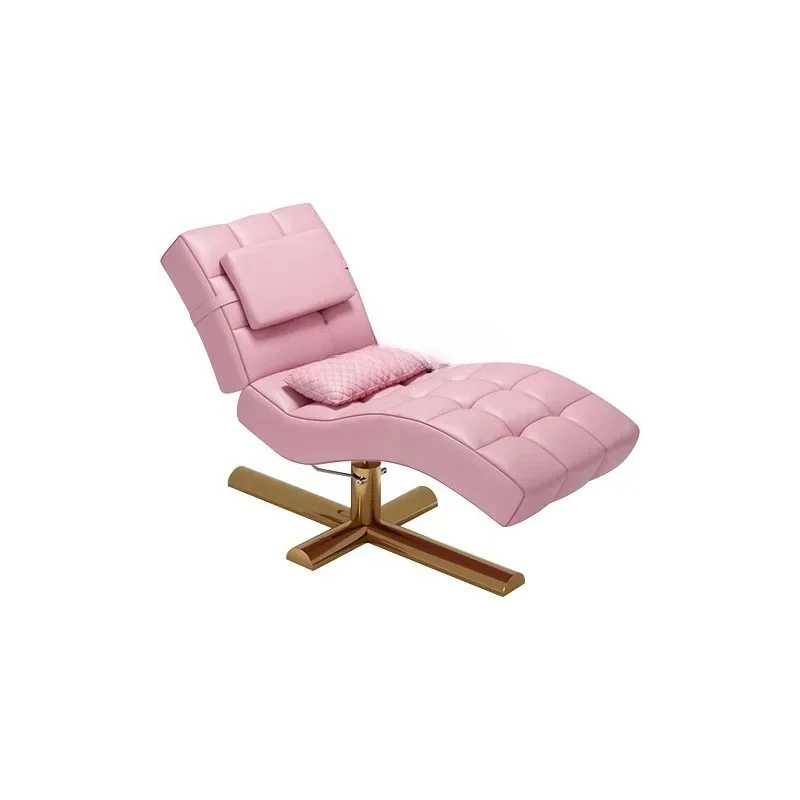 Beauty bed S-shaped eyelash bed pattern embroidery, face bed height and head adjustable