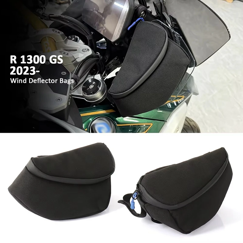 Motorcycle Accessories Wind Deflector Bags Windscreen Waterproof Tool Bag Kit For BMW R1300GS R 1300 GS 2023 2024