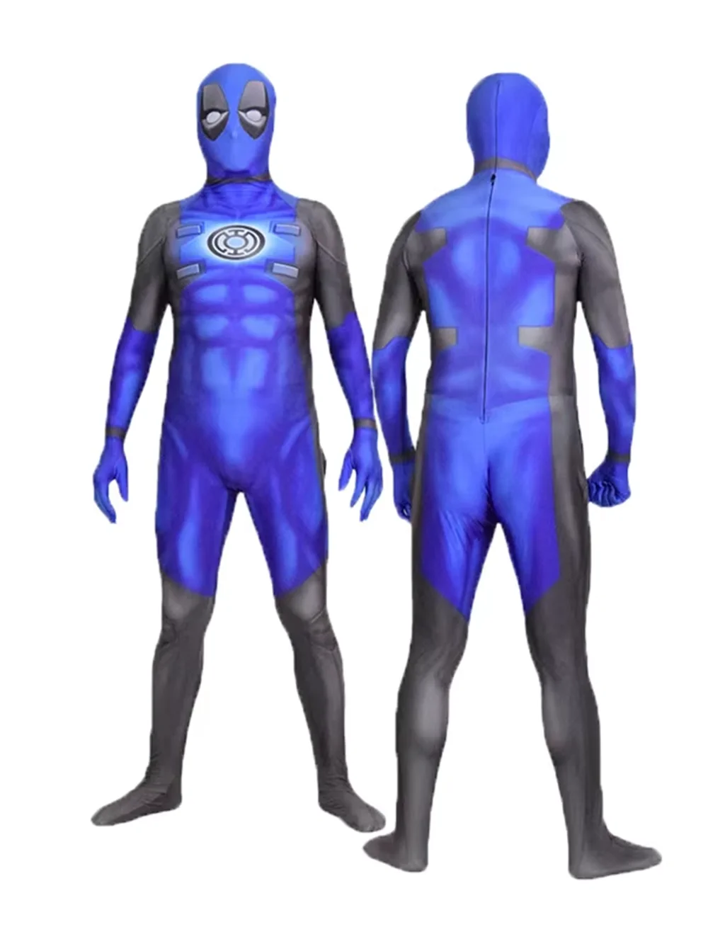 Halloween Deadpool Cosplay Costume Superhero Adults Zentai Suit Men Male Full Bodysuit Party Jumpsuit