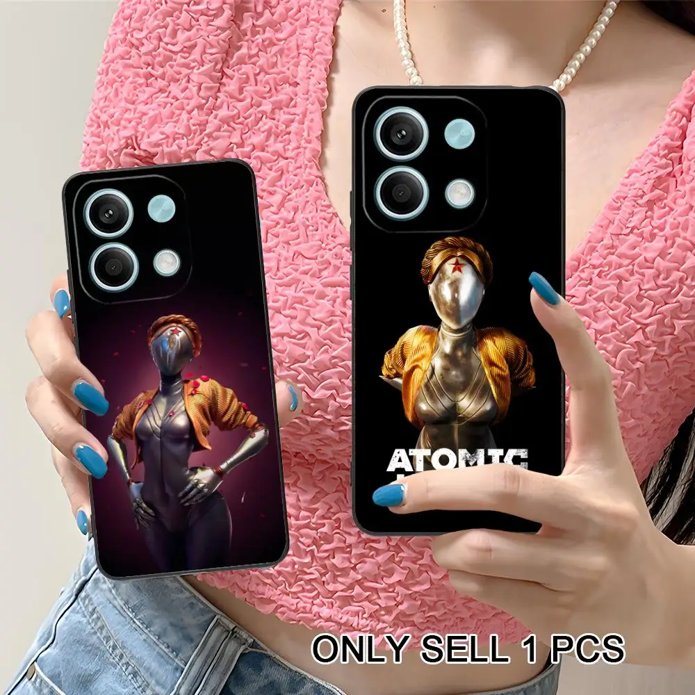 

Atomic Heart Phone Case for Xiaomi Redmi Note 14 13 12 11 S Pro Plus 4G 5G Soft TPU Shockproof Cover