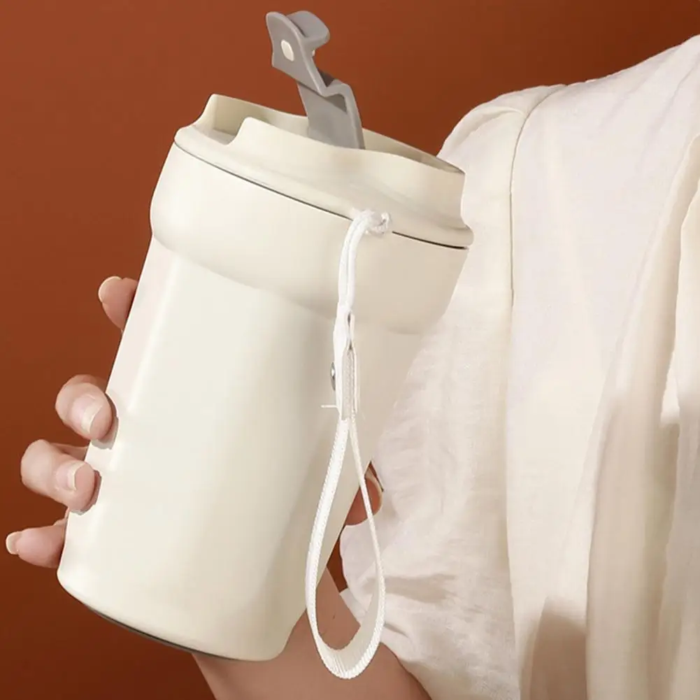 

Travel Coffee Mug Vacuum Proof Travel Cup 450ML Stainless Steel Cafe Car Mug for Tea Water Coffee