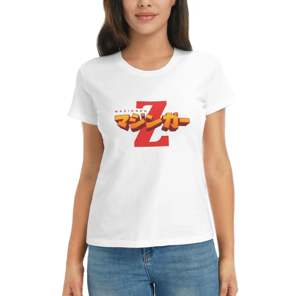 

Women T-Shirt Mazinger Z Goldorak Actarus Grendizer Mask Summer Short Sleeve Tees O-Neck Cotton T Shirts Clothes Tops Streetwear