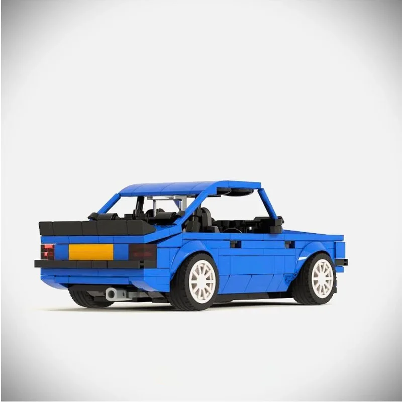 

MOC-191615 Blue New Small Sports Car Racing Blocks Model 360 PartsMOC Creative Boys Kids Birthday Building Blocks Toy Gifts