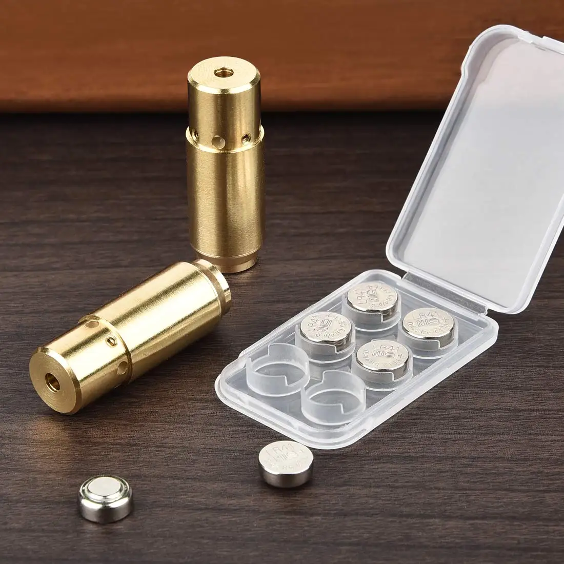 MidTen Bore Sight 45 acp Red Dot Boresighter with 6 Batteries Bullet Caps Tactical Hunting Collimator Universal Professional - Image 6