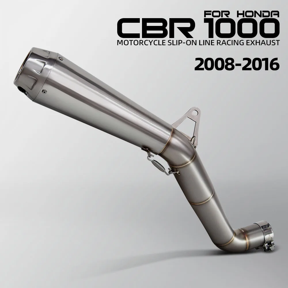 

Motorcycle Slip on Line Exhaust For Honda CBR1000 RR CBR1000RR 2008-2016 Adapter Middle Pipe Connect ARRO Muffler with DB Killer