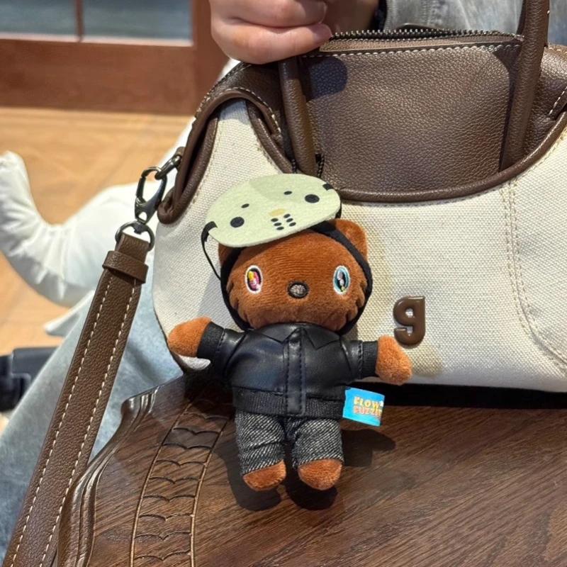 Kawaii سانريو مرحبا كيتي المفاتيح الكرتون الجلد الأسود المغني زوجين على ظهره المفاتيح اللعب حقيبة سستة الديكور فتاة هدية