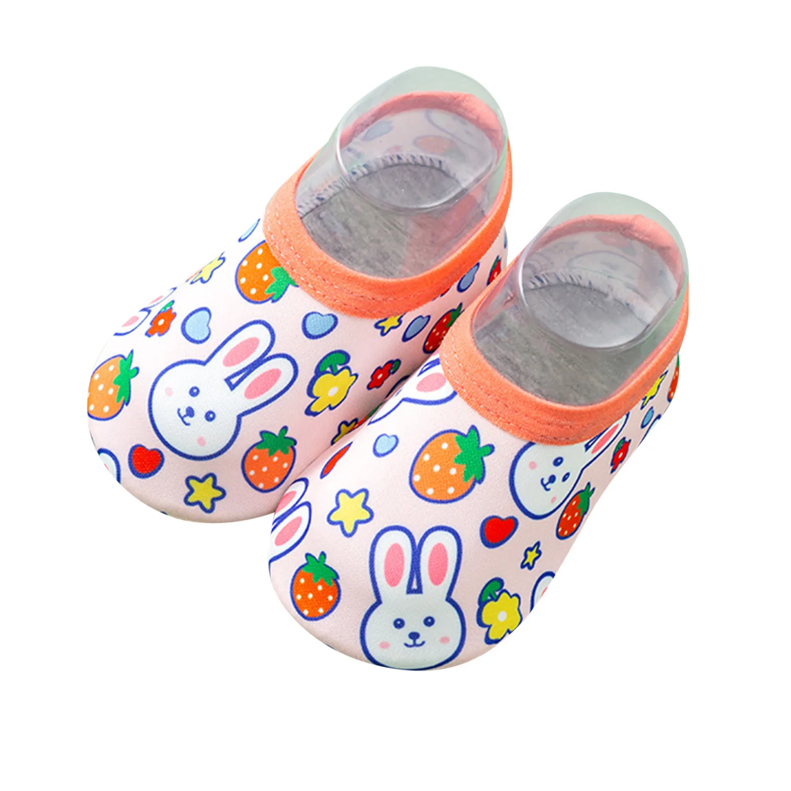 Calcetines antideslizantes con estampado para niños y niñas, zapatos descalzos transpirables con dibujos de animales de 14 años, 2024