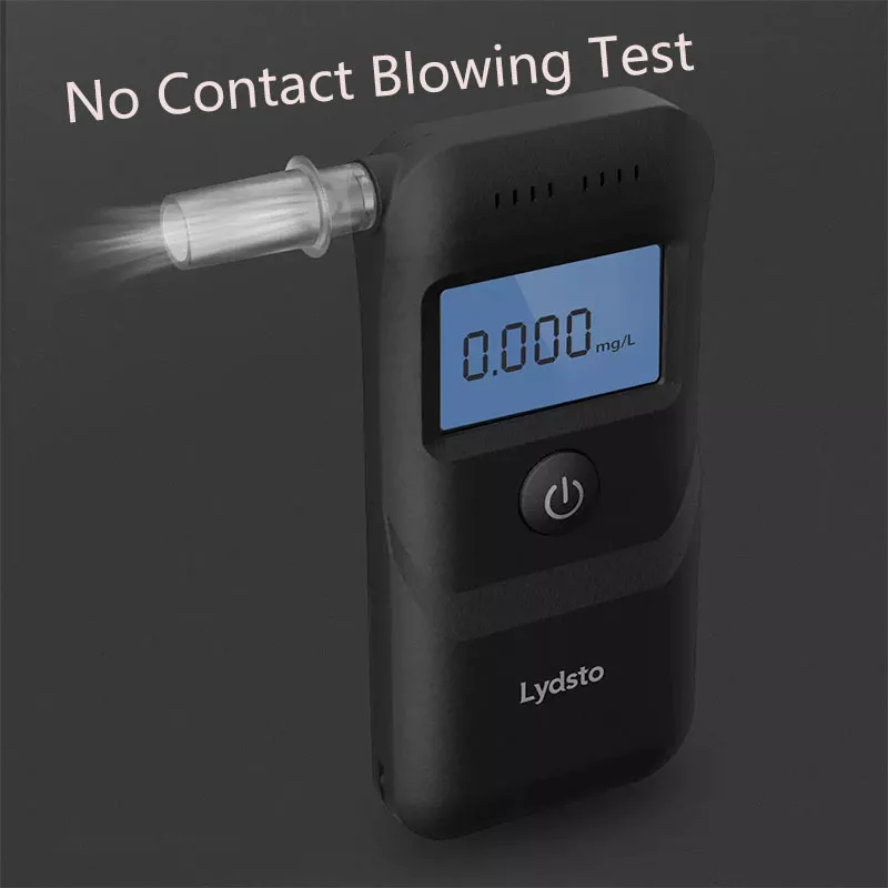 Xiaomi Lydsto Alcohol Tester Handheld Digital Breathalyzer LCD Display Portable Mini Blowing Alcohol Detector Drunk Driving Test