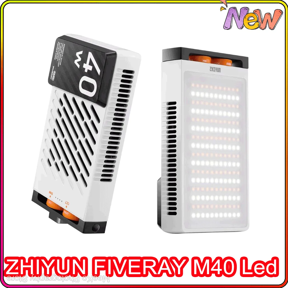 ZHIYUN FIVERAY M40 Led Lights Pocket Light Photo Video Lamp Tiktok YouTube Handheld Fill Light Photography Lighting