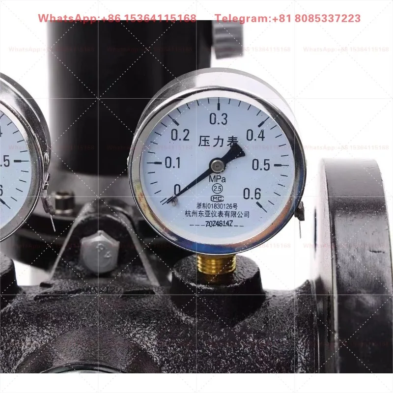 RTZ-G pressure regulator, gas regulator for boiler combustion engine, industrial pressure reducing valve DN25