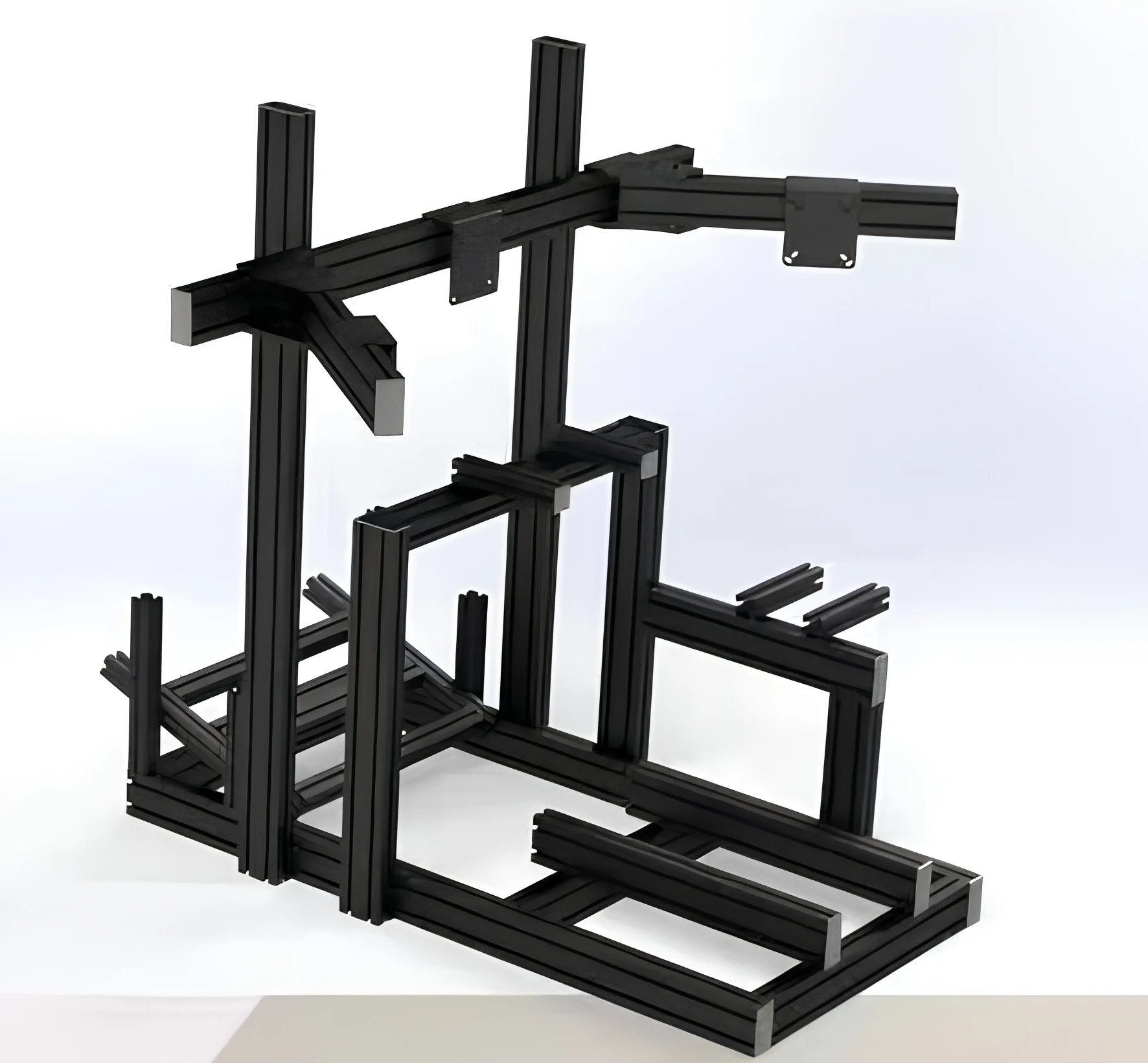 6063 Alüminyum Üçlü Ekran Yer  - Triple Monitor Stand Sim Racing incelemesi ve fiyatı