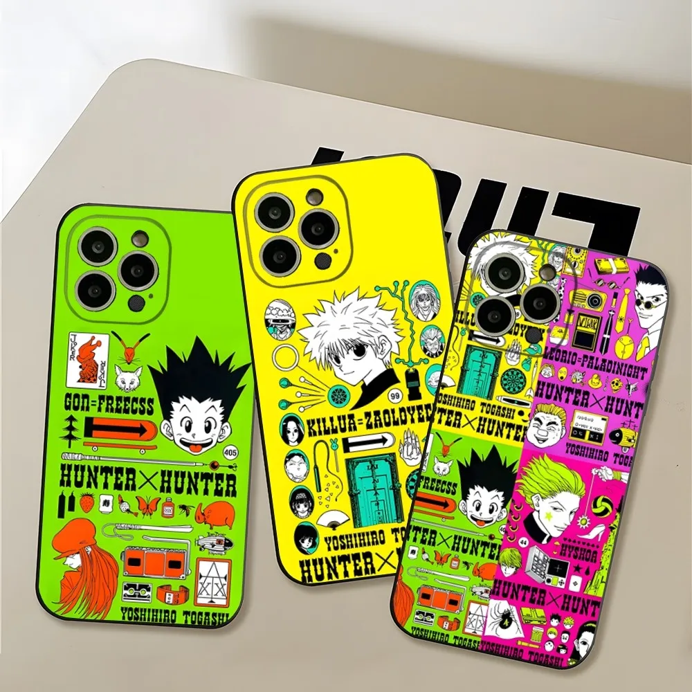 Anime Hisoka Hunter X Hunters Phone Case luxury Design for iphone 15 Pro 14 Pro Max 12 Mini 11 13 Xr X Xs 6s 7 8 Plus Back Cover