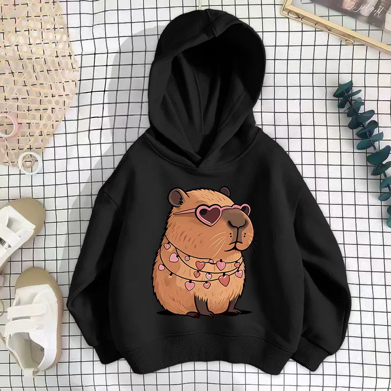 Hot Sale Children's Hoodie with Long Sleeves – Loose-Fitting, Korean-Style Top for Both Boys and Girls Trendy Design