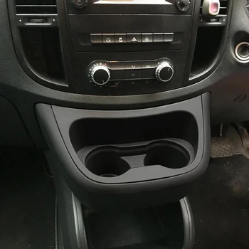 Car Central Control Water Cup Holder Panel Storage Box A44768008319051 For Mercedes Vito For Metris W447 2016-2023
