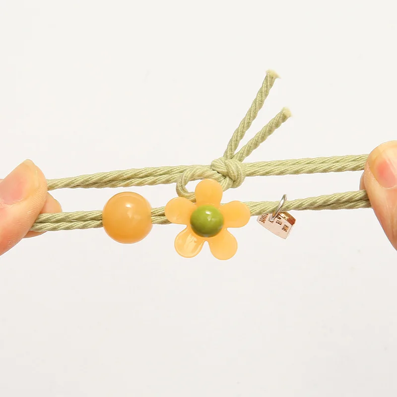 أحدث طراز لعام 2025 من ربطات الشعر المزخرفة بالزهور للفتيات المراهقات، زينة شعر مرنة على الموضة من K