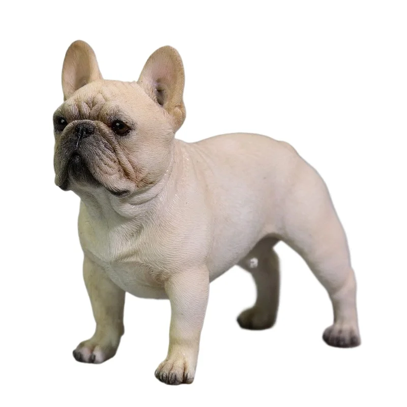 Standing French Bulldog Simulation Animal Model Home Furnishing Car Accessories Small Ornaments
