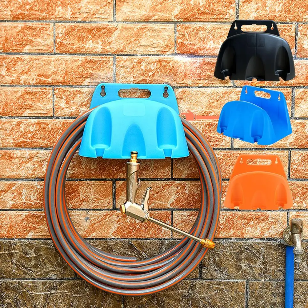 1pcs Wall Mounted Garden Irrigation Hose Pipe Hanger Plastic Rack Tap Watering Hose Organizer Storage Holder Pipe Winding Frame image 4