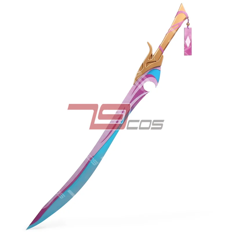 Hot Game LOL Yone Spirit Blossom Sword Prop PVC Sword Halloween Christmas Fancy Party Props for Carnival