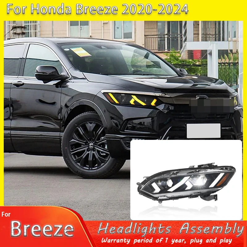 

Автомобильные передние фары для Honda Breeze, светодиодные фары 2020 2021 2022 2023 2024, Breeze DRL, указатель поворота в сборе, Plug And Play