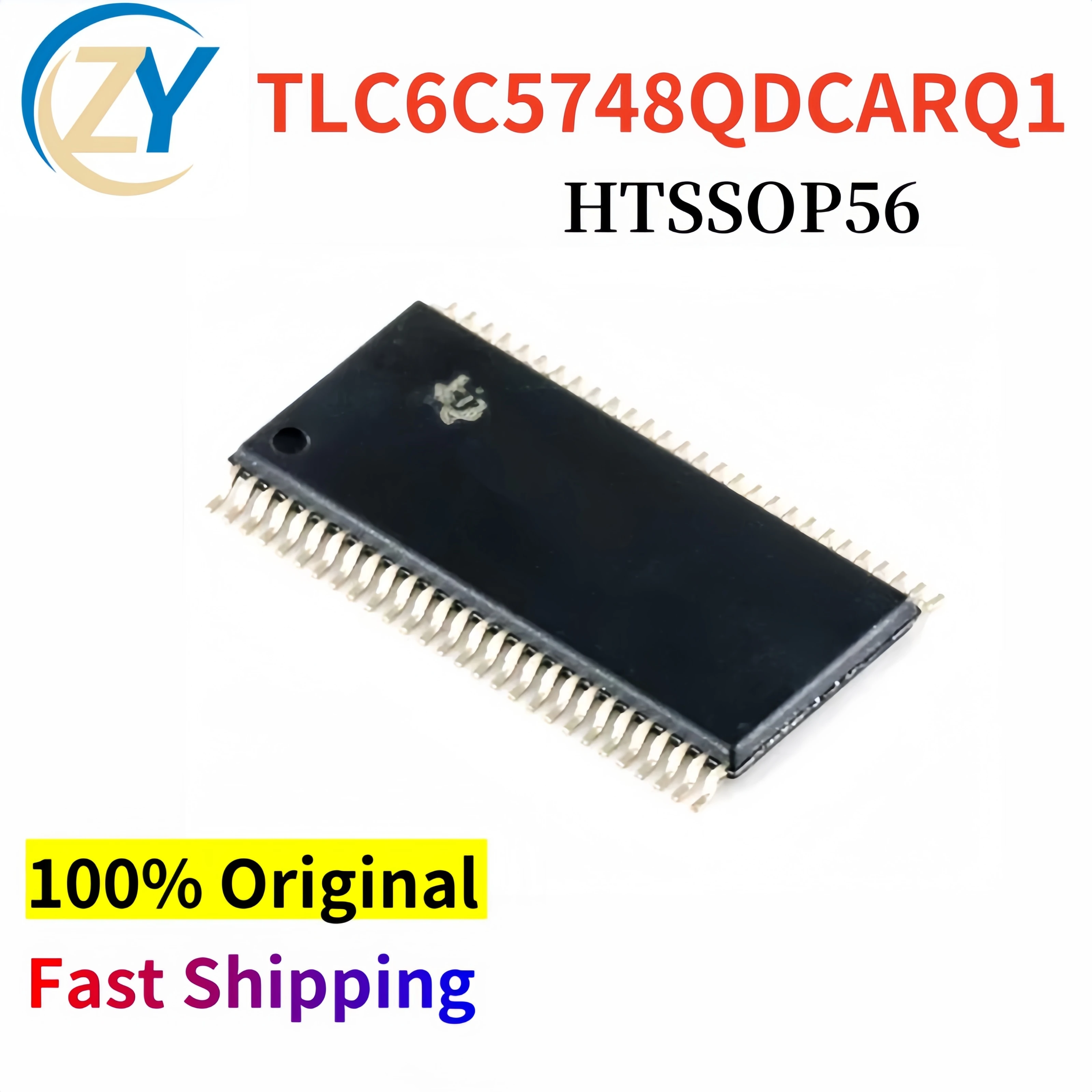 

TLC6C5748QDCARQ1 LED Drivers TLC6C5748 HTSSOP-56 3V to 5.5V 100% Original & In Stock