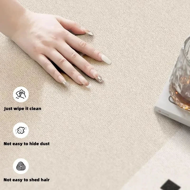 Simple Solid Piano Drum Carpet Thickened Shock Absorption Sound Insulation Non-slip Mat Light-luxury Living Room Bedroom Rug