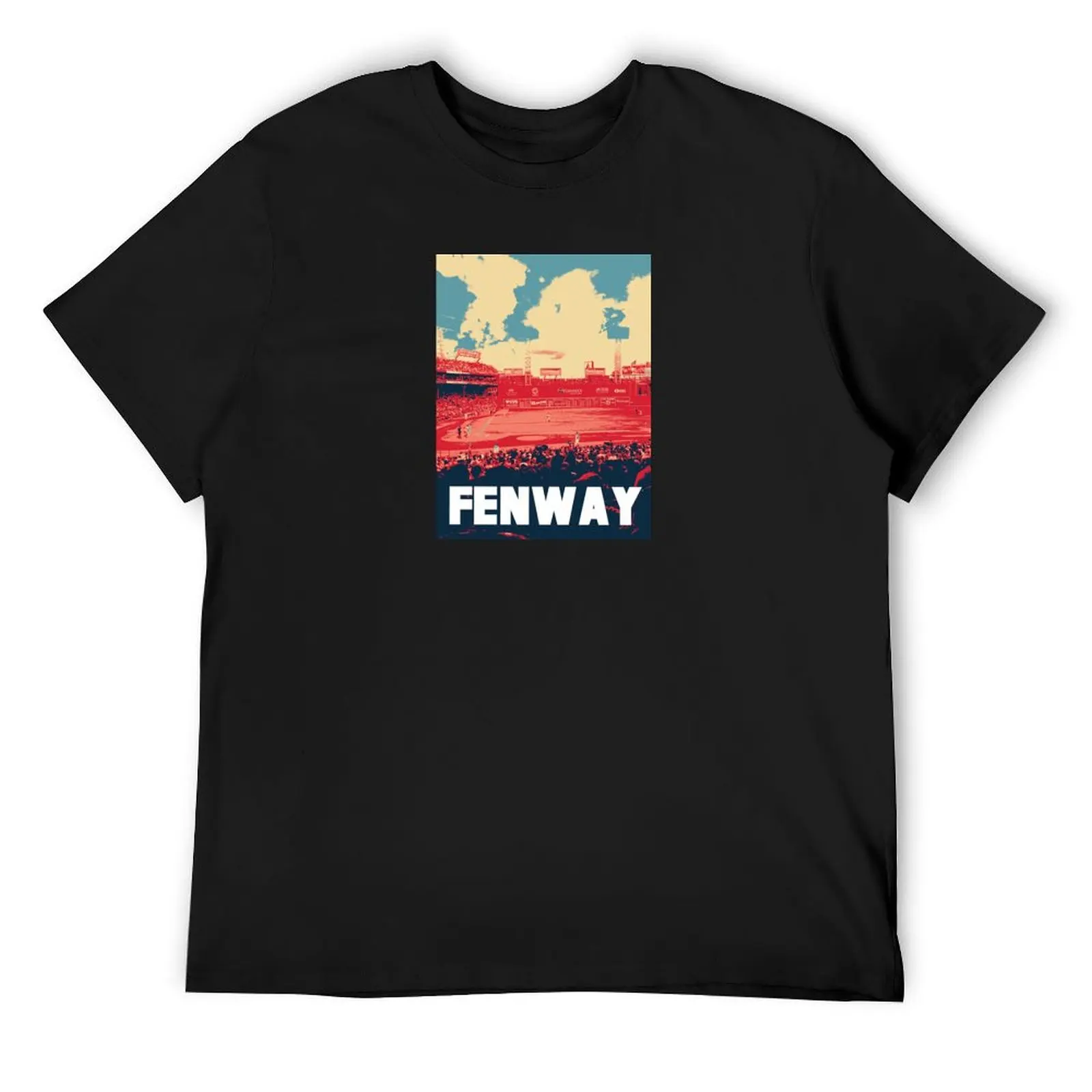 Футболка серии Fenway, футболки с аниме, забавная футболка с аниме, мужские рубашки, футболка с рисунком