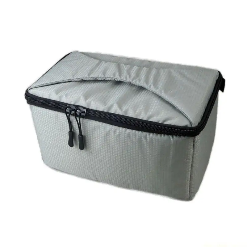 F62C Waterproof Moisture-proof Nylon Zipper Insert DSLR Camera Lens Bag Inner Divide