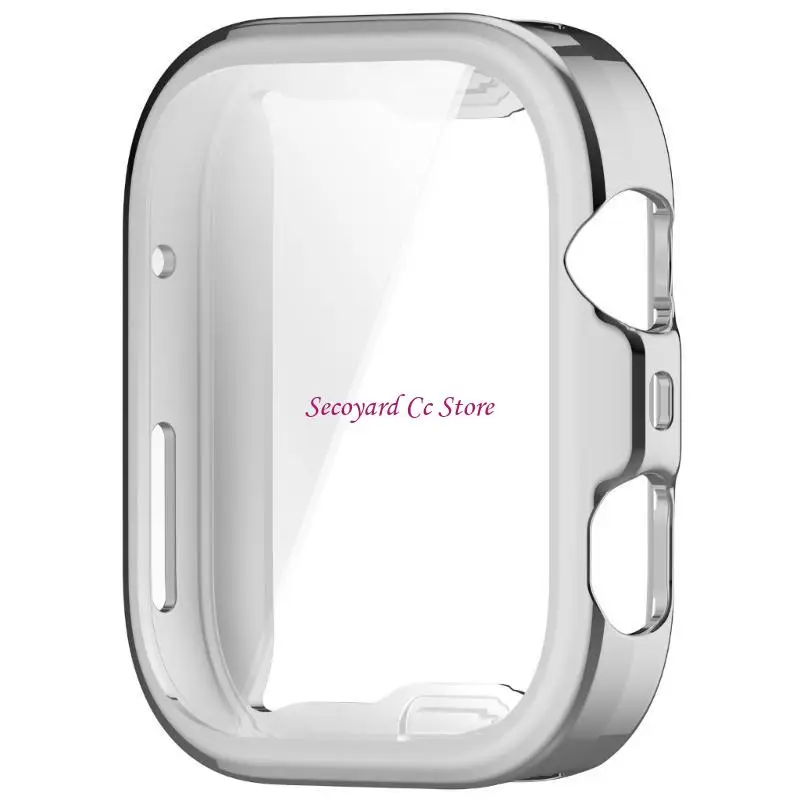 N3UC Stylish Complete Protective TPU Full Wrap Case Soft Flexible Against Scratches Shock Absorbing Enclosure for Watch Fit 4