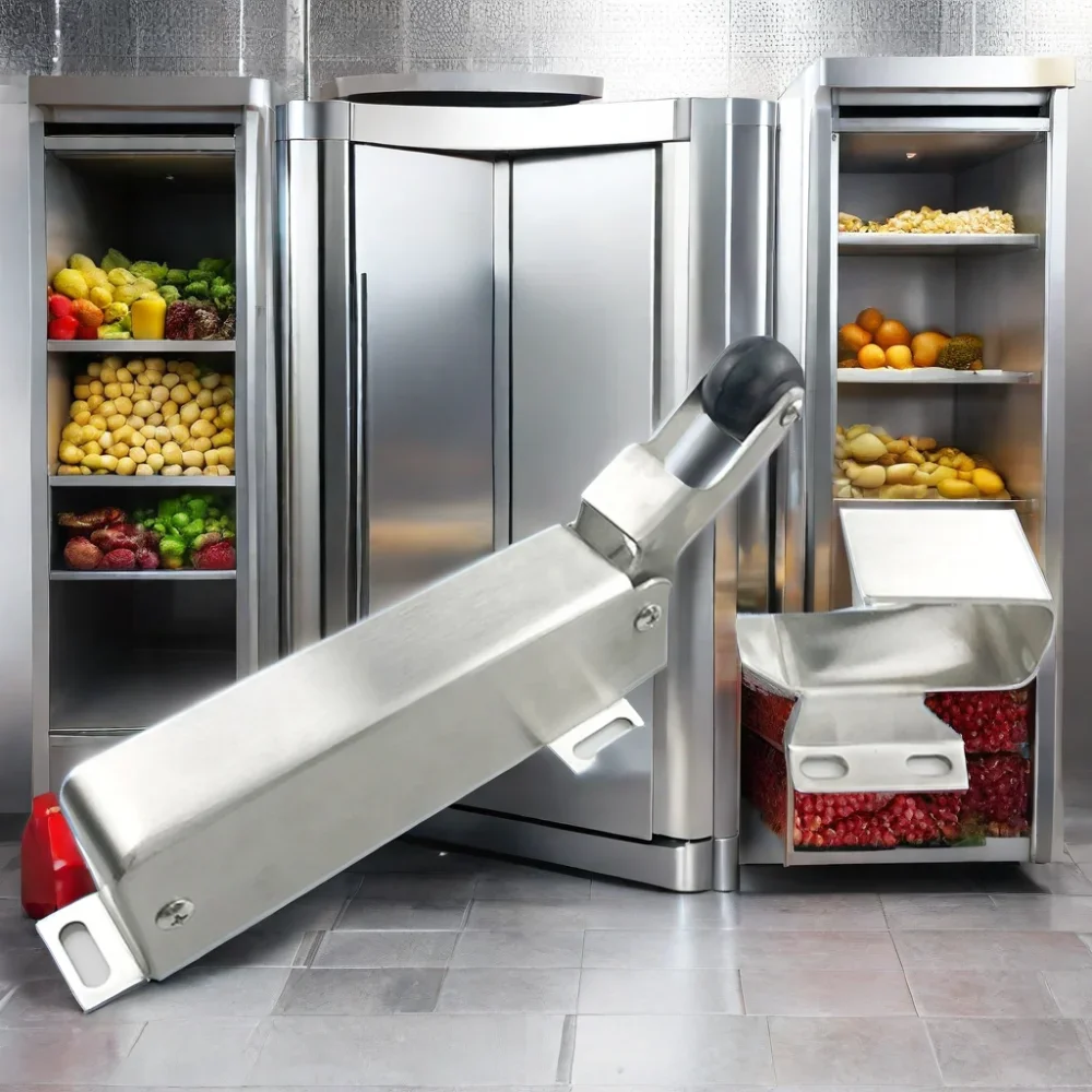 Stainless Steel Automatic Return Walk-In Freezer New Condition Refrigerator Cold Room with 1230 Door Closer Restaurant Use