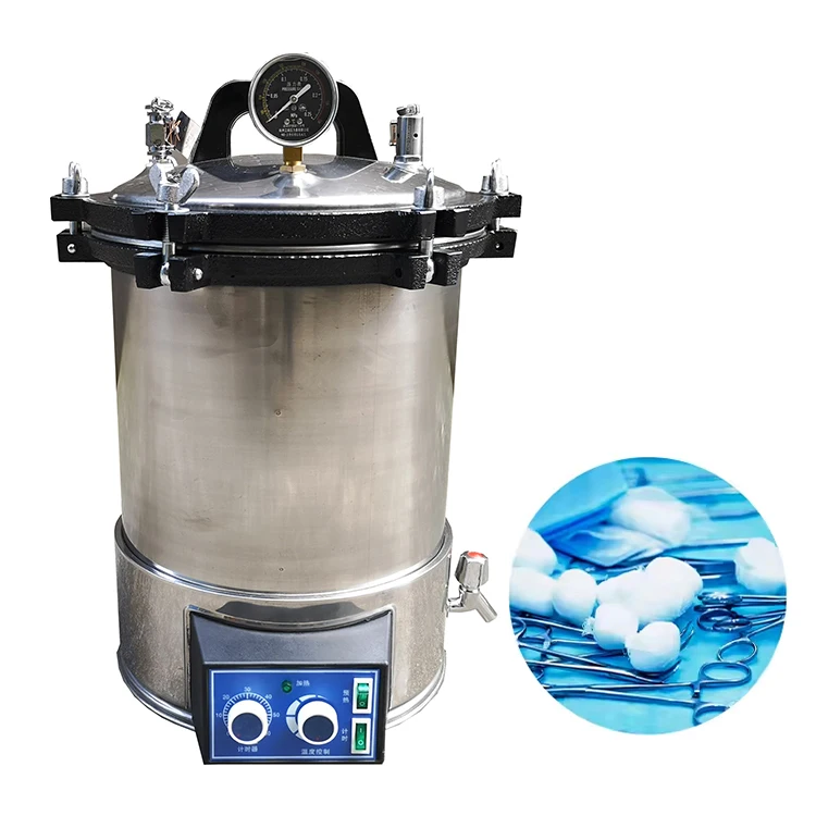 High Quality 18l 24l Steam Sterilizer Movable Light weighted Food Sterilization Autoclaves for Salons