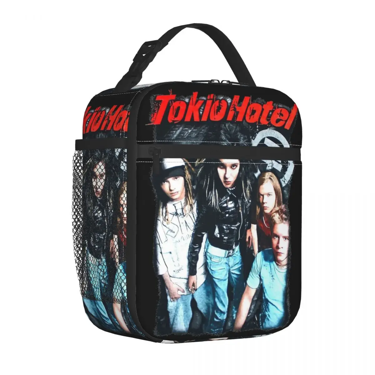 Y2K Tokio Hotel Insulated Lunch Bags High Capacity Band Music Reusable Cooler Bag Tote Lunch Box Beach Picnic Men Women