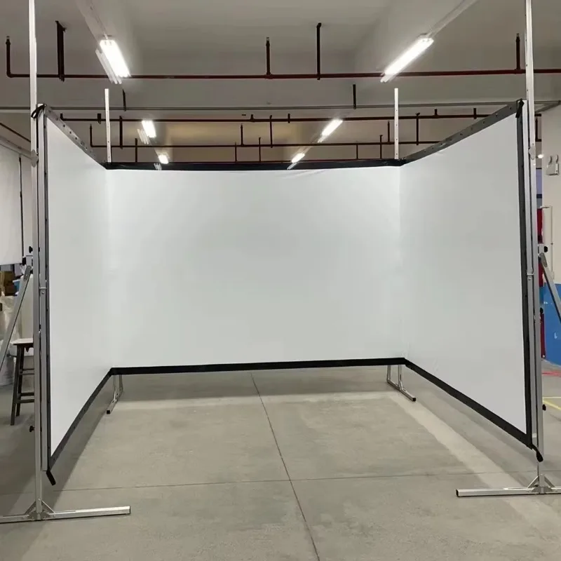 New OEM Size 9m Width 2m Height Quick Fold Projector Screen Portable Foldable Projection Screen for Large Venue