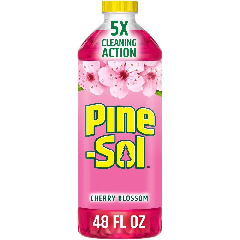 Multi Surface Cleaner Spray Refill Cherry Blossom Scented Liquid for Home Kitchen Bathroom Floor 48 Fl Oz Bulk