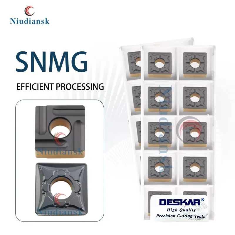 SNMG120404-TM SNMG120408-TM SNMG120404/08R-S L-S LF9218 Two-Color External Round Turning Tools Cutting Inserts Processing Steel