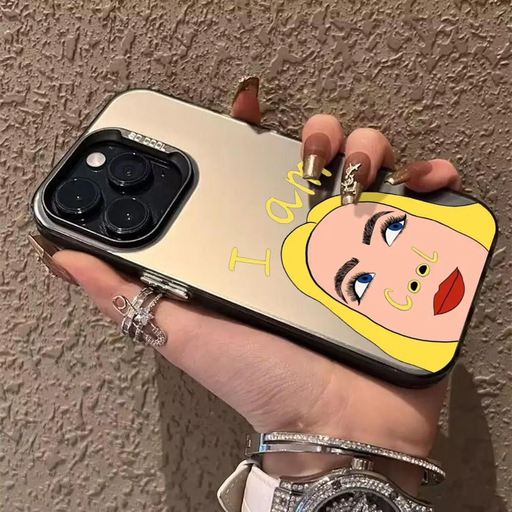 Забавный чехол для телефона I Am Cool цветной Премиум чехол для iphone 16 11 14 15 12 Pro 11 Plus 13 Pro MAX iphone Прямая поставка