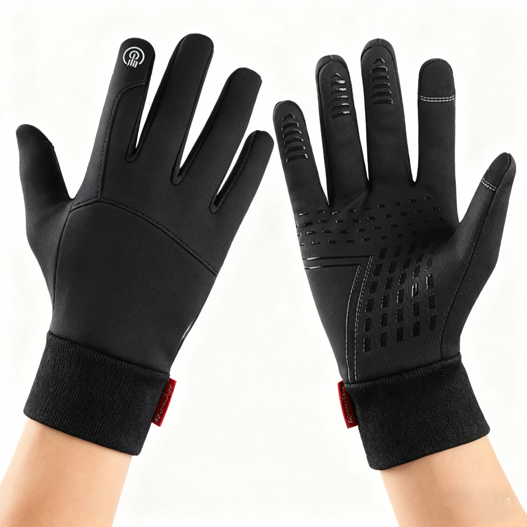 

Waterproof Cycling Gloves Winter Touch Screen Bicycle Gloves Outdoor Scooter Windproof Riding Motorcycle Ski Warm Bike Gloves