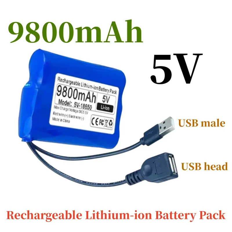 18650 Rechargeable Single Chip Microcomputer for 5V 6800mAh-12800mAh Lithium Battery Outdoor LED Lamp,USB Fan,Bluetooth Speaker