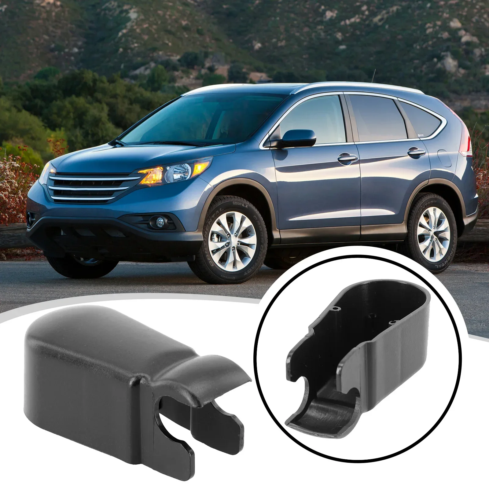 

Practical Arms Cover Windshield Wiper 1* Plastic 76721-T0A-003 76721T0A003 Black FOR HONDA FOR CR-V 2.4L 12-16