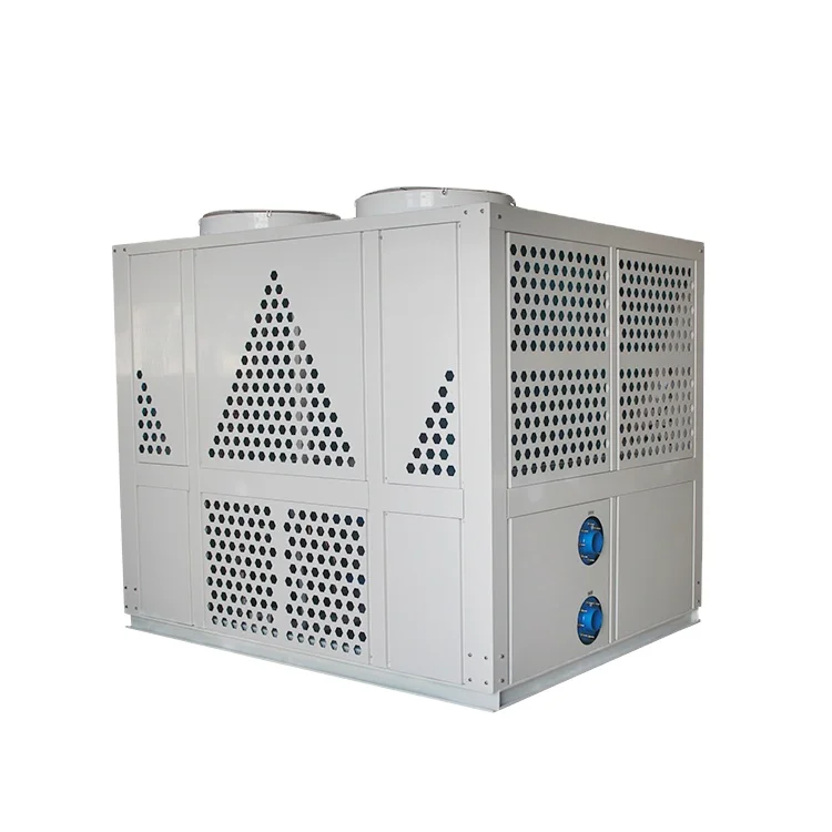 Wholesale Heat Pump Water Chiller Air-Cooled HVAC Unit with Motor 380V Voltage for Manufacturing Plants OEM