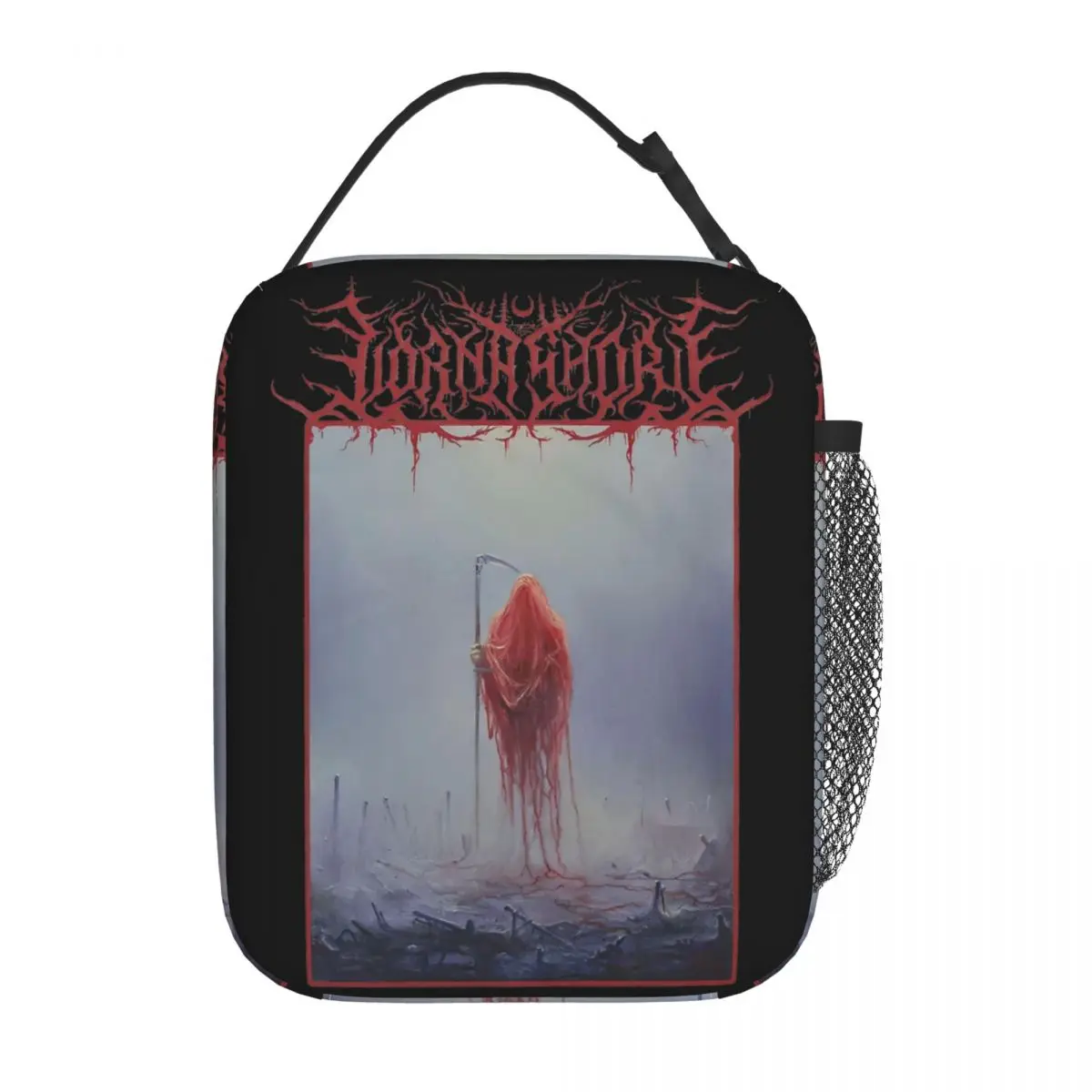 And I Return To Nothingness Lorna Shore Insulated Lunch Bags Large Thermal Bag Tote Lunch Box College Outdoor Food Storage Bags