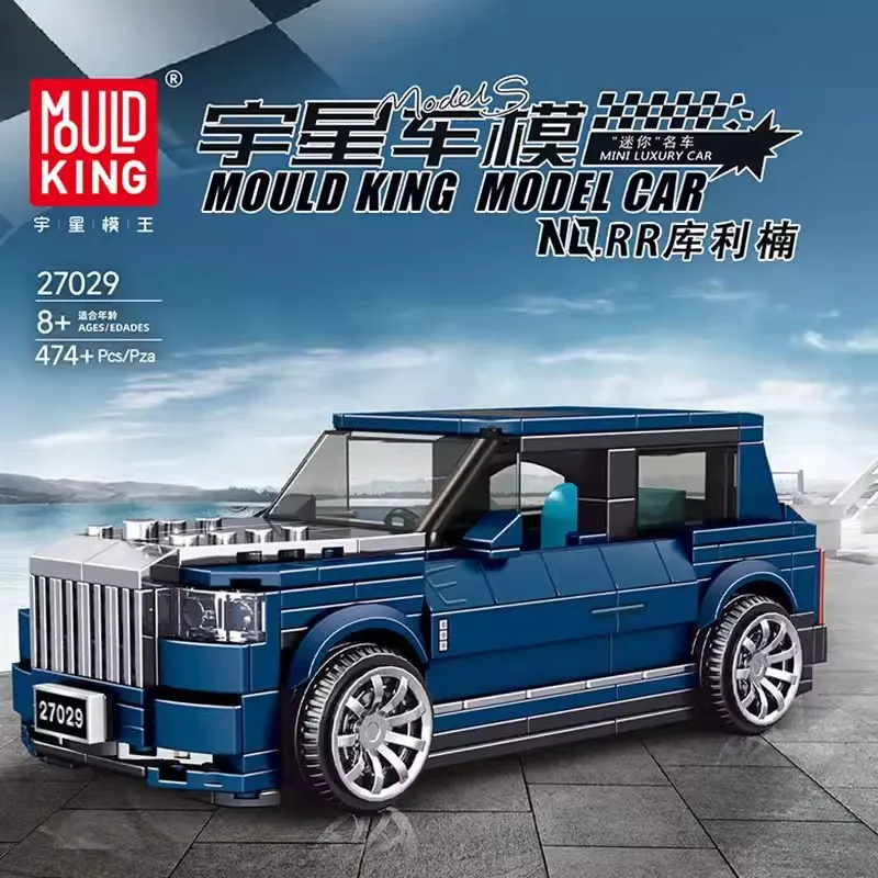 MOULD KING-Technical Car Building Bricks com Display Box, O Modelo Sport Speed Racing Car, Montagem De Tijolos, Presentes De Natal, 27028